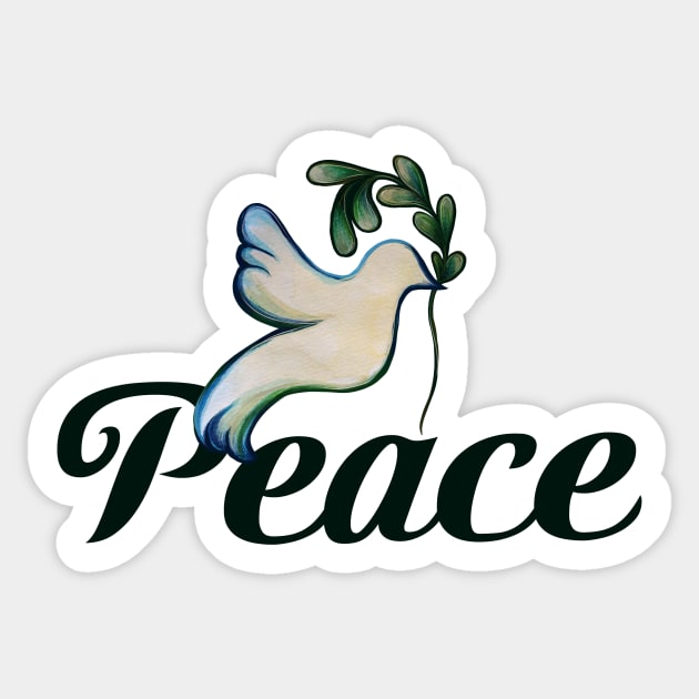 Peace Sticker by bubbsnugg